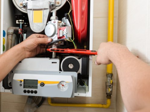A residential furnace in operation, illustrating common furnace noises, loud or unusual sounds, and potential heating system issues; expert furnace repair and maintenance services by Element Air Heating and Cooling to address “Is it normal for furnaces to make noise” concerns. Reach out now for help with is it normal for furnaces to make noise, furnace making loud noises, furnace rattling sounds, banging furnace noises, squealing furnace sounds, humming furnace, furnace blower motor noise, furnace repair near me, heating system making noise, gas furnace unusual sounds, furnace maintenance, furnace inspection, furnace tune-up, residential furnace repair, commercial furnace repair, HVAC furnace service, furnace troubleshooting near me, noisy furnace solutions, furnace running loud, furnace motor replacement, furnace safety check, furnace noise diagnosis, Element Air Heating and Cooling furnace services.